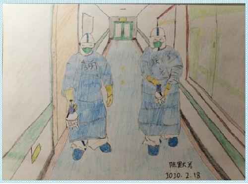 这位护士的手绘“援汉日历”火了!